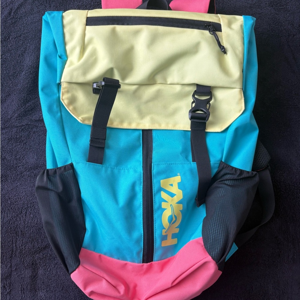 HOKA Blue and Yellow Men's Backpack